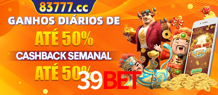 Anúncio de um membro ganhador do cassino 39BET que ganhou R$2.193.486,00 jogando o slot PG Fortune Tiger, com os mascotes do jogo comemorando o prêmio.